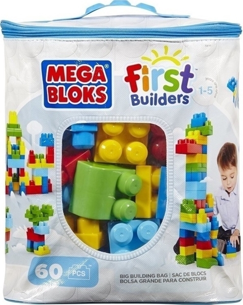 Mega Bloks Big Building Bag 60pcs Bag