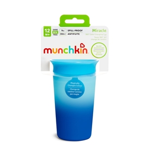 Munchkin Κύπελο Miracle 360° Color Changing Cup Blue 296ml.