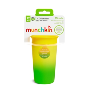 Munchkin Κύπελο Miracle 360° Color Changing Cup Yellow 296ml.