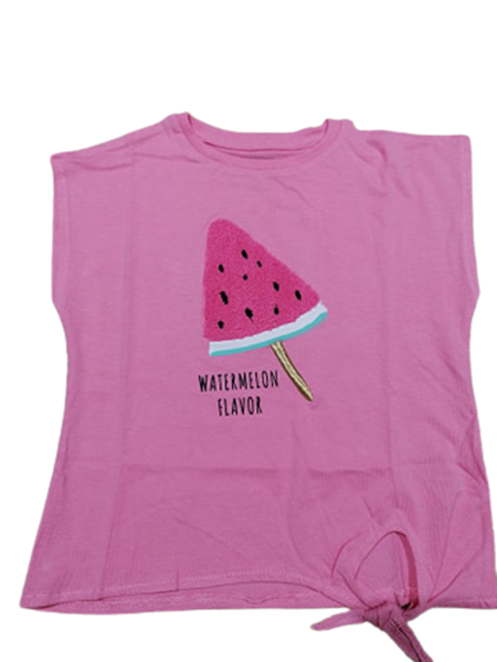 Zippy Παιδική Κοντομάνικη Μπλούζα Για Κορίτσι Watermelon, Φούξια
