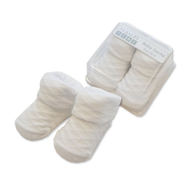 Soft Touch Bebe Κάλτσες Για Νεογέννητα, Λευκό