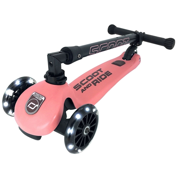 Scoot & Ride Παιδικό Πατίνι HighWayKick 3 Led Peach