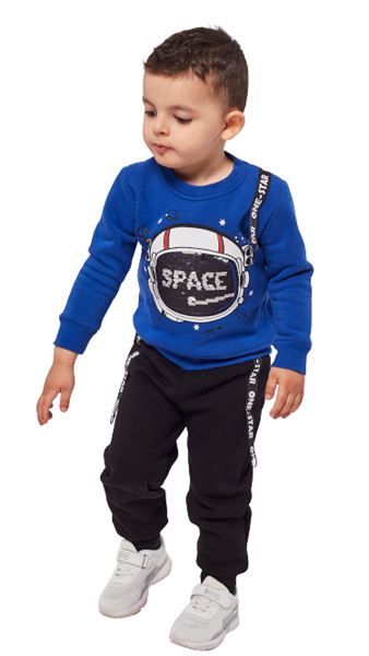 Hashtag Παιδικό Σετ Φόρμας Μπλούζα Και Παντελόνι Space, Ρουά