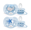 Philips Avent Πιπίλα Ultra Soft, Whale 6-18 Μηνών, 2 Τεμ.