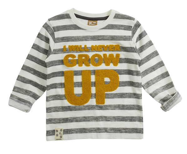 Funky Παιδική Μακρυμάνικη Μπλούζα Για Αγόρι Grow Up, Ώχρα