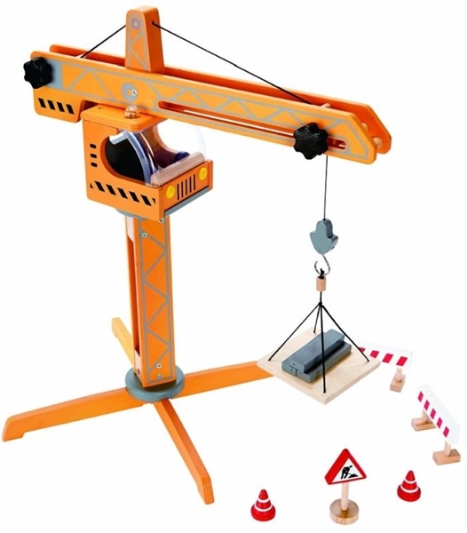 Hape Ξύλινος Γερανός Playscapes Crane Lift