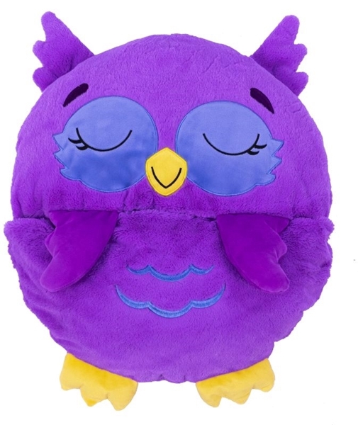 Jap Happy Nappers Υπνόσακος Μαξιλάρι Chestnut The Purple Owl - Medium