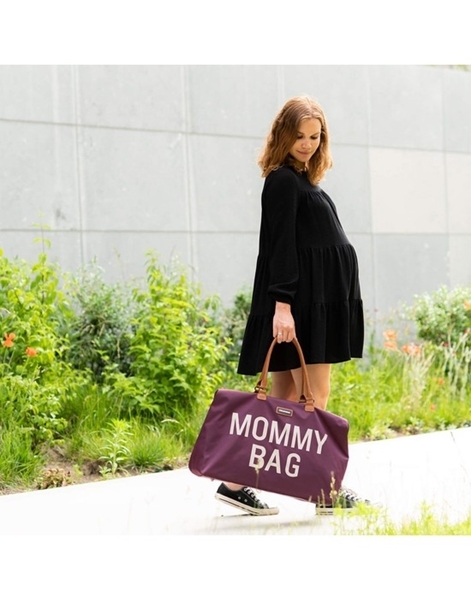 Childhome Τσάντα Αλλαγής Mommy Bag Bag Aubergine