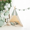 CozyDots Παιδική σκηνή Tepee Tent Candy Shop Green
