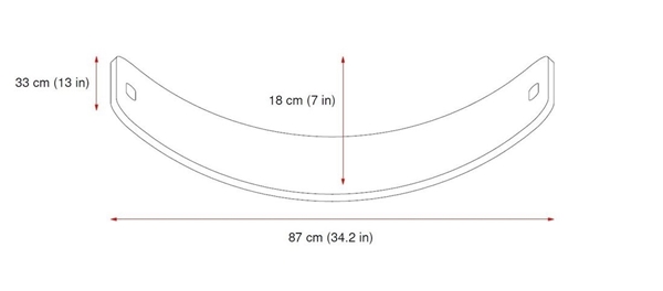 Curve Lab Ξύλινη Σανίδα Ισορροπίας Perfect Arc Με Τσόχα Grey & Δώρο Little Arc Αξίας 39€
