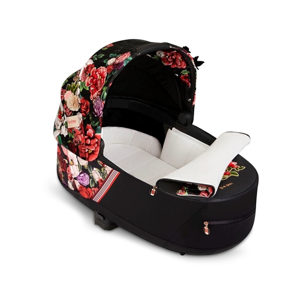 Cybex Lux Carry Cot for Priam 2022 - Spring Blossom Dark