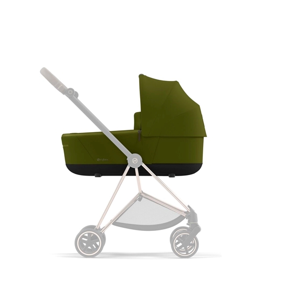 Cybex Lux Carry Cot for Mios 2022, Khaki Green