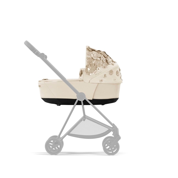 Cybex Lux Carry Cot for Mios 2022, Simply Flowers - Beige