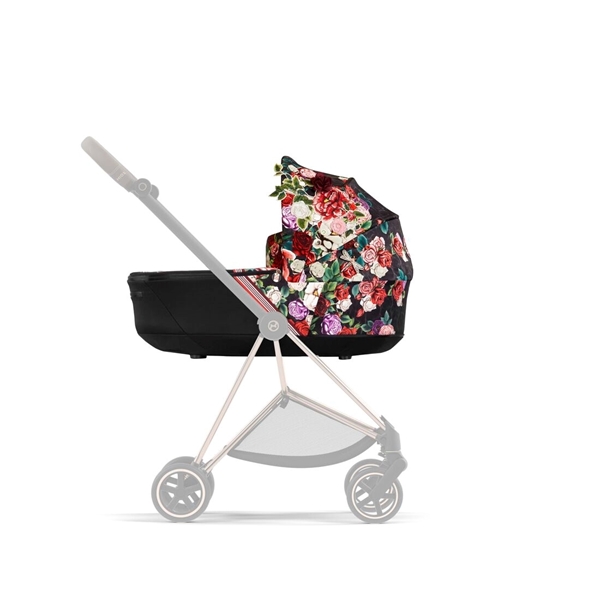 Cybex Lux Carry Cot for Mios 2022, Spring Blossom Dark