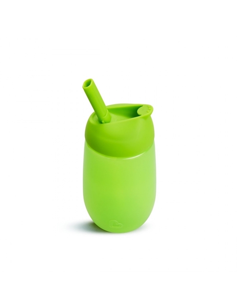 Munchkin Ποτήρι με Καλαμάκι Simple Clean Straw Cup Green