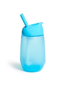 Munchkin Ποτήρι με Καλαμάκι Simple Clean Straw Cup Blue