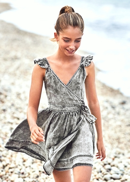 Mayoral Φόρεμα EcoFriends Για Κορίτσια, Γκρί