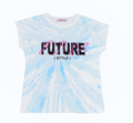 Εβίτα Fashion Κοντομάνικη Μπλούζα Future Style, Σιέλ