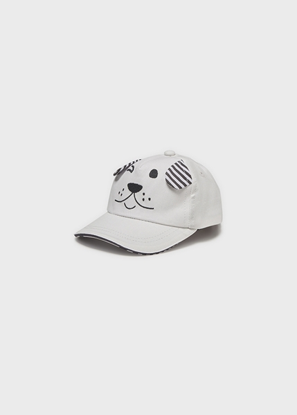 Mayoral Καπέλο Σκυλάκι Με Γείσο, Λευκό 