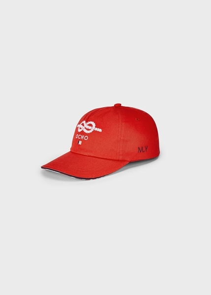  Mayoral Καπέλο Με Γείσο Κόμπος Ναυτικός, Κόκκινο 