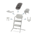 Cybex Καρεκλάκι Φαγητού Lemo Chair 4in1, Suede Grey