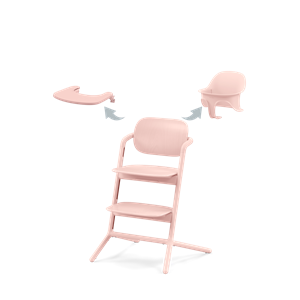 Cybex Καρεκλάκι Φαγητού Lemo Chair 3in1, Pearl Pink