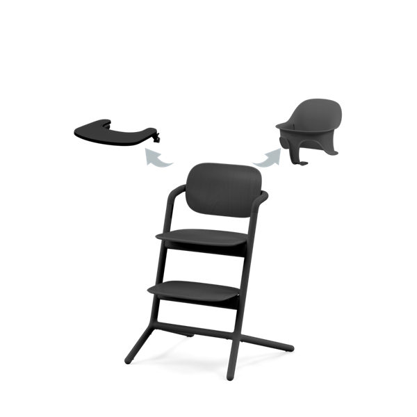 Cybex Καρεκλάκι Φαγητού Lemo Chair 3in1, Stunning Black