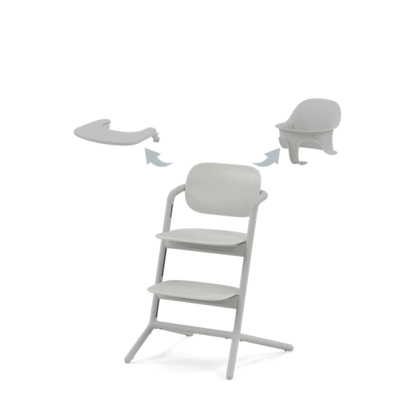 Cybex Καρεκλάκι Φαγητού Lemo Chair 3in1, Suede Grey