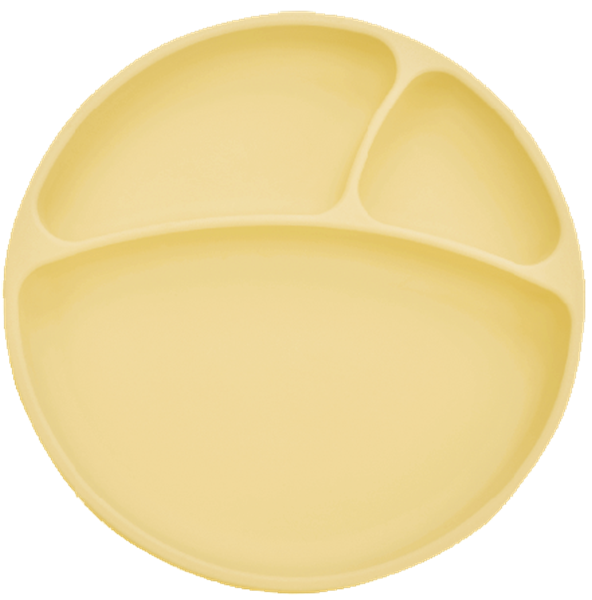MinikOiOi Πιάτο Σιλικόνης με Χωρίσματα Yellow