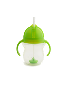 Munchkin Παιδικό Χρωματιστό Κύπελλο Με Ενσωματωμένο Καλαμάκι Green 207 ml.