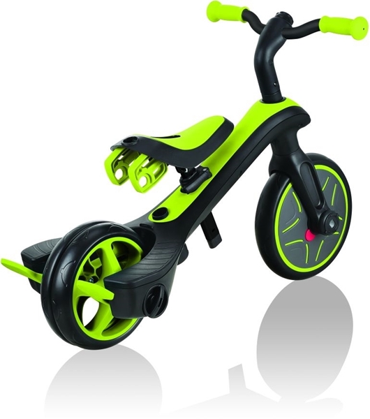 Globber Τρίκυκλο Ποδηλατάκι Trike Explorer 4in1-Lime Green