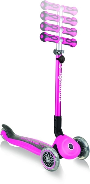Globber Scooter Go-Up Deluxe Deep Pink