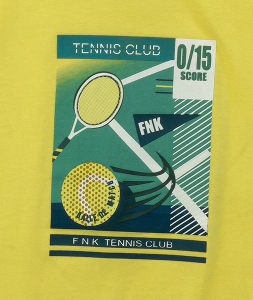 Funky Παιδική Μπλούζα Για Αγόρι Tennis Club, Κίτρινο