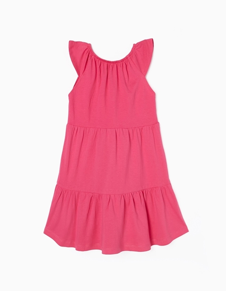 Zippy Σετ 2 Φορέματα Μακώ Για Κορίτσι Καρδιές, Φούξια Ροζ 