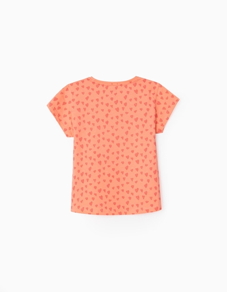 Zippy Σετ 2 Μπλούζες Μακώ Για Κορίτσι Ηλιοβασίλεμα, Πορτοκαλί Λευκό