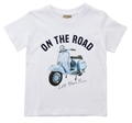 Funky Παιδική Μπλούζα Για Αγόρι On The Road, Λευκό 