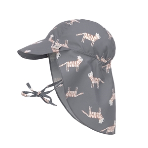 Lassig Καπέλο με Ηλιοπροστασία και Λαιμό Tiger Grey