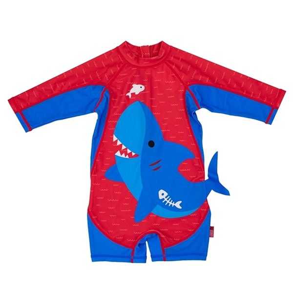 Zoocchini Αντιηλιακό Μπλουζάκι UPF50+ Blue Shark