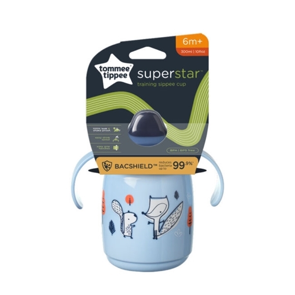 Tommee Tippee Εκπαιδευτικό Κύπελο με Λαβές Sippee Cup Blue 300ml 6m+