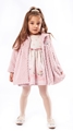 Εβίτα Fashion Παιδικό Σετ Φόρεμα Με Παλτό, Ροζ