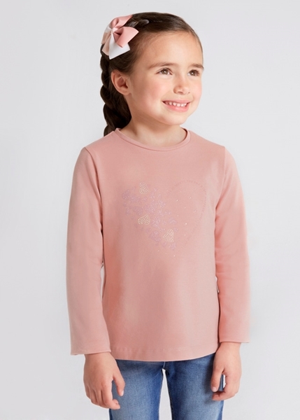 Mayoral Παιδική Μπλούζα Για Κορίτσια, Ροζ 