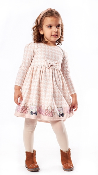 Εβίτα Fashion Παιδικό Σετ Φόρεμα Με Τσαντάκι, Ροζ