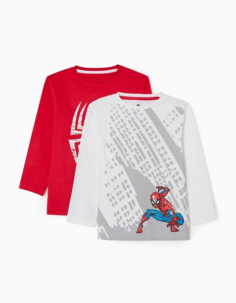 Picture of Zippy Σετ 2 Μπλούζες Spiderman Για Αγόρι, Κόκκινο