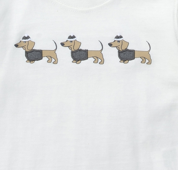 Funky Bebe Μπλούζα Για Αγόρια Σκυλάκια, Εκρού 