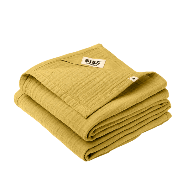 Bibs Μουσελίνες Σετ 2τεμ. Cloth Mustard 70x70εκ