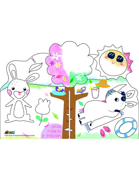 Avenir - Κουτί με 12 Κραγιόν Crayon Activity 4 Seasons Fun