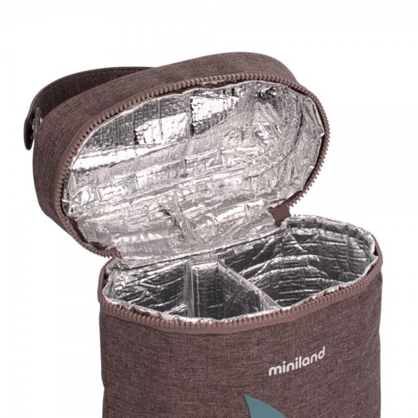 Miniland Ισοθερμική Τσάντα Μεταφοράς Θερμός Thermibag Double Terra