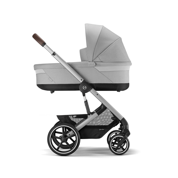 Cybex Βρεφικό Καρότσι Balios S Lux, Lava Grey (Silver Frame)