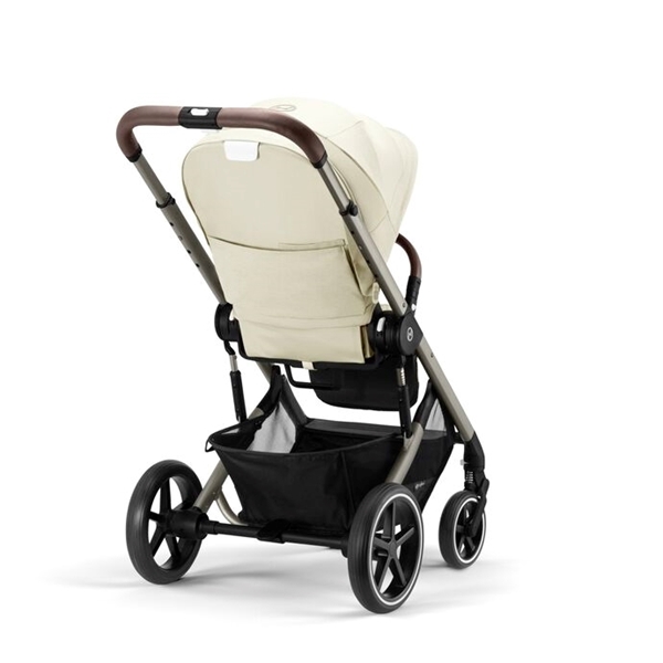 Cybex Βρεφικό Καρότσι Balios S Lux New, Seashell Beige (Taupe Frame)