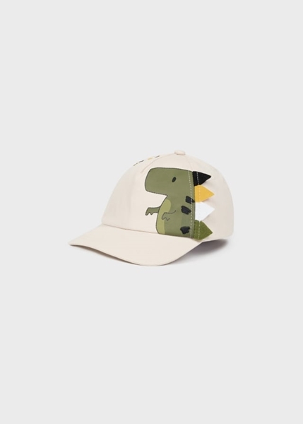 Mayoral Καπέλο Με Γείσο Για Αγόρι Δεινόσαυρος, Μπεζ 